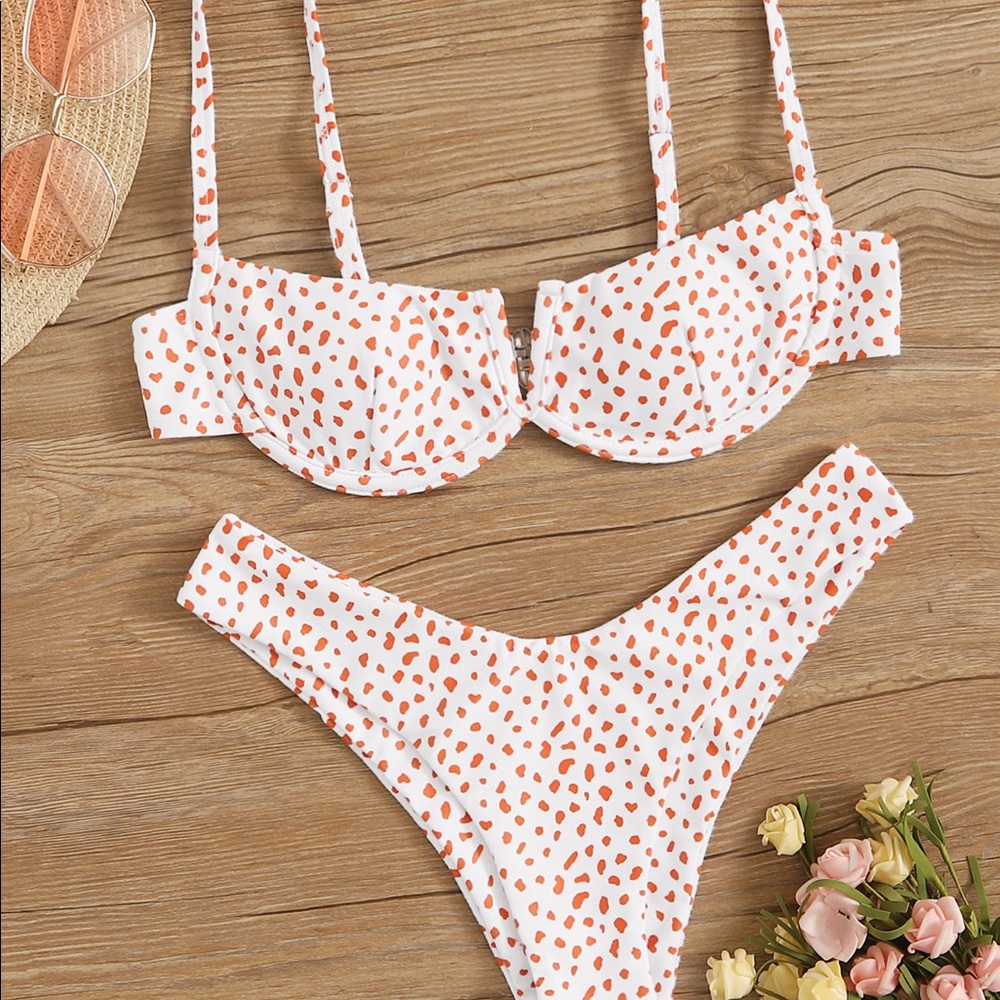 NEW Speckled Bikini Swimsuit